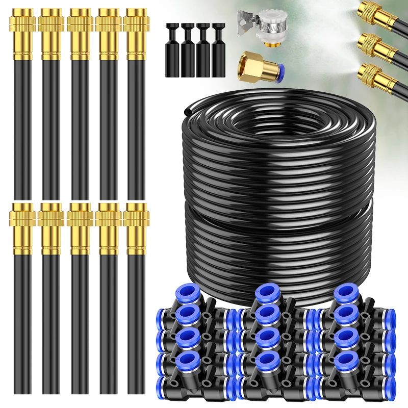 

10-30M universal automatic irrigation nozzle kit, three-way nozzle, universal nozzle, atomizing nozzle, watering kit