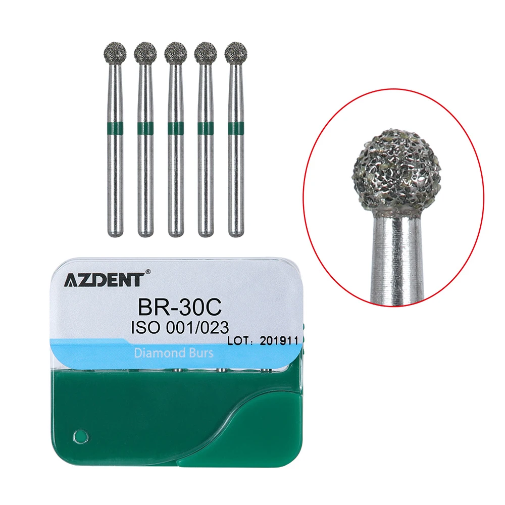 20 Boxen AZDENT Dental Diamantbohrer FG 1,6 mm für Hochgeschwindigkeits-Handstücke, mittlere Polierbohrer, Laborinstrumente, Zahnarztwerkzeuge – Detail 28