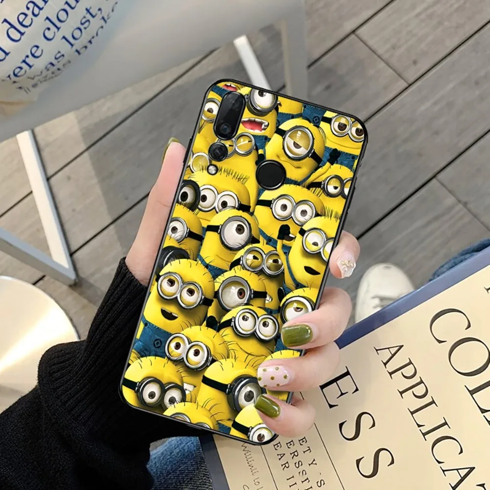 Cartoon Lovely Cute M-Minions Mousepad For Huawei Y9 6 7 5 Prime Enjoy 7s 7 8 plus 7a 9e 9plus 8E Lite Psmart Shell