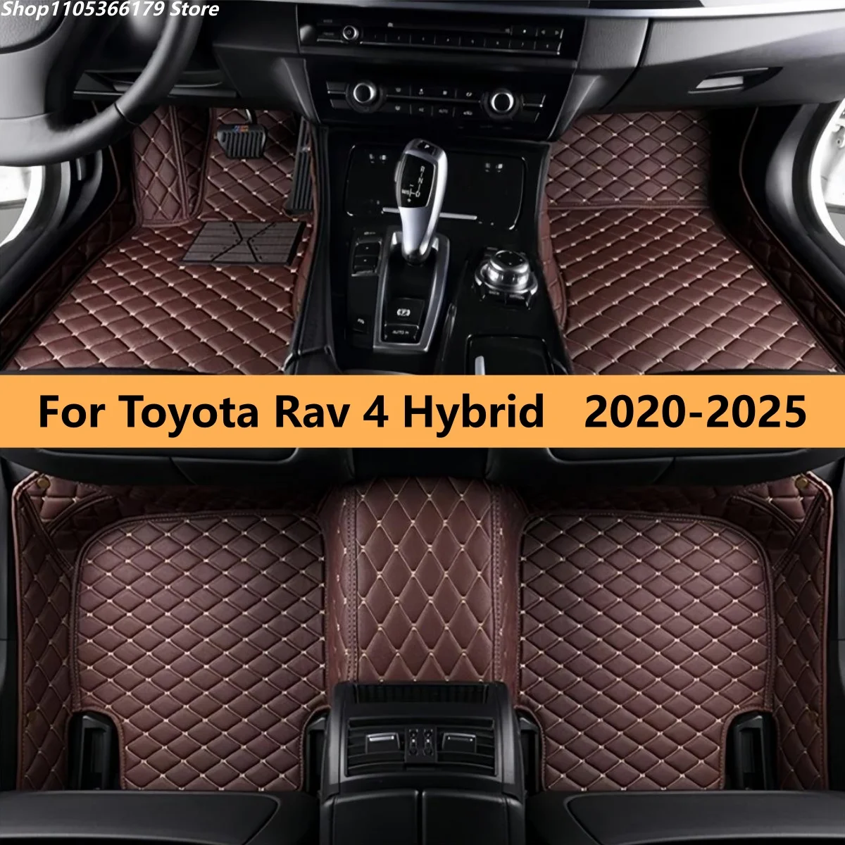 

Car Floor Mats Fit For Toyota Rav 4 Rav4 Hybrid 2020 2021 2022 2023 2024 2025 All Weather Waterproof Car Floor Mats