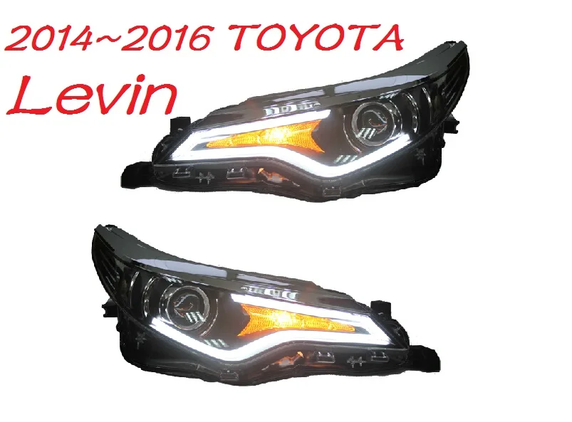 

Bumper lamp for Levin headlight altis 2014 2015 2016year Levin head light DRL Bi Xenon Lens High Low Beam Parking Fog