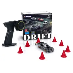 Regali Giocattoli da esterno 1/43 Mini RC Auto da corsa 2.4g Telecomando Drift Car 4WD Modello di veicolo a motore ad alta velocità per ragazzi TH23884