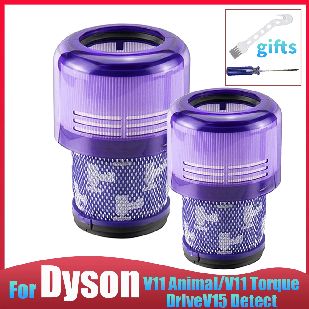 Für Dyson V11 Animal / V11 Torque Drive / V15 Detect Waschbarer Filter Zyklon-Ersatzfilter Staubsauger-Ersatzteile