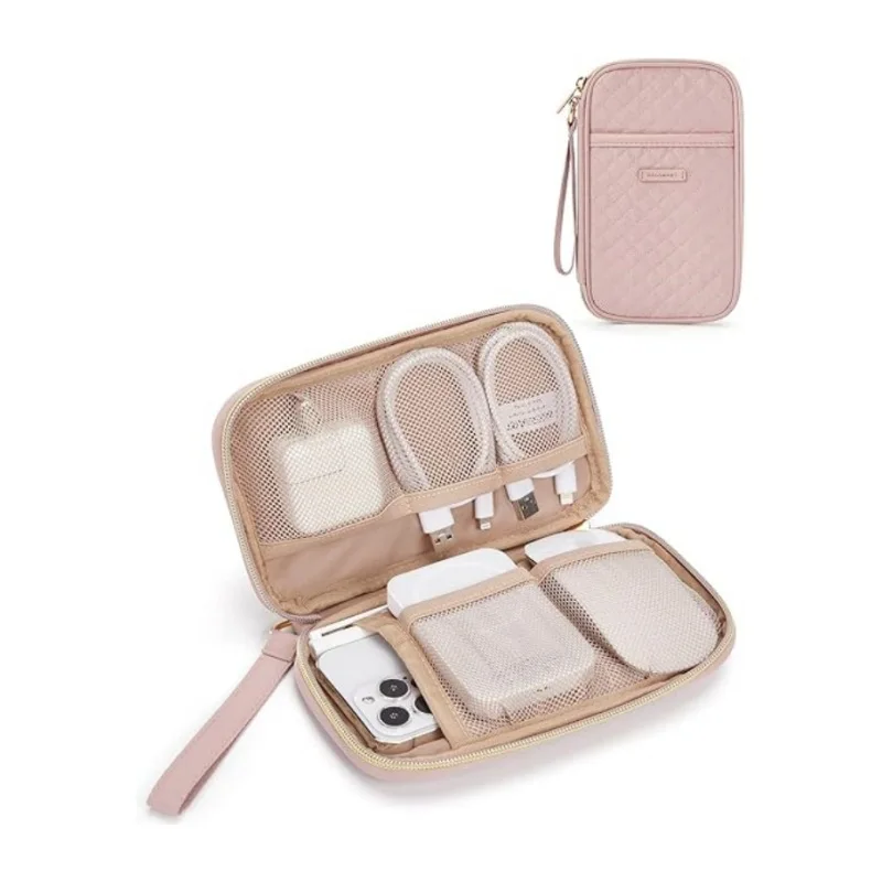 

New Electronic Storage Bag, Travel Charger Data Cable Storage Box, Portable Data Cable Storage Bag