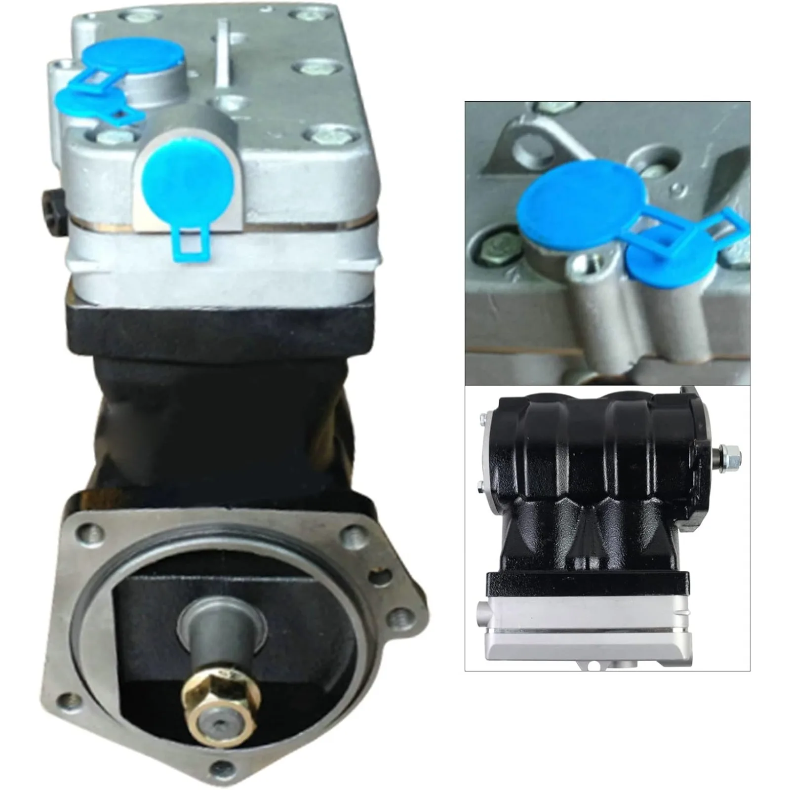 Compresor de freno de aire BYMAOCAR, adecuado para compresor de aire de motores Volvo D12, D12A, D12C 85000396, 20701801, 20547525