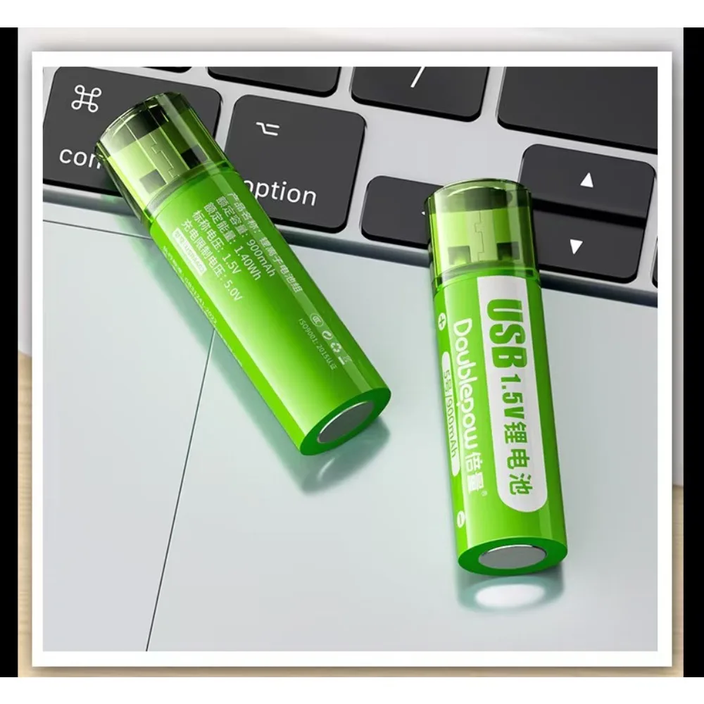 12pcs/lot AA Rechargeable Battery 1.5V 1400mWh Constant Voltage Fast Charge Battery USB Direct Plug Rechargeable