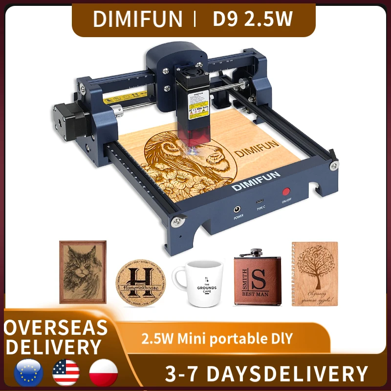 Laser Engraving 2.5W High Precision Electric Laser Cutting Machine Lightburn LaserGRBL CNC Wood Board Acrylic Leather