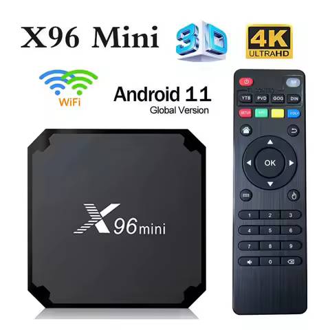 Original X96 mini tv box Android 11.0 CHIP H313 S Quad Core 2GB 16GB WiFi 4K UHD HDR 10 H.265 multimedia player set-top box