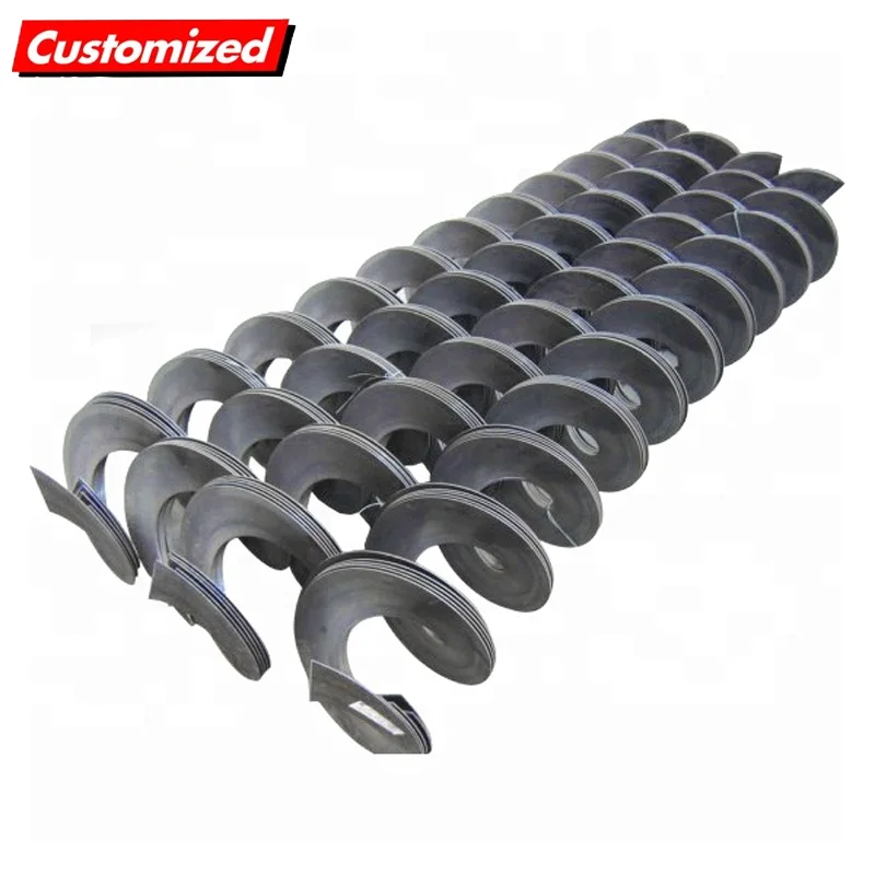 

WeSeW OEM Custom Conveyor Screw Shafts and Helical Blades for Grain Feed Powder Cement Sand and Industrial Equipment