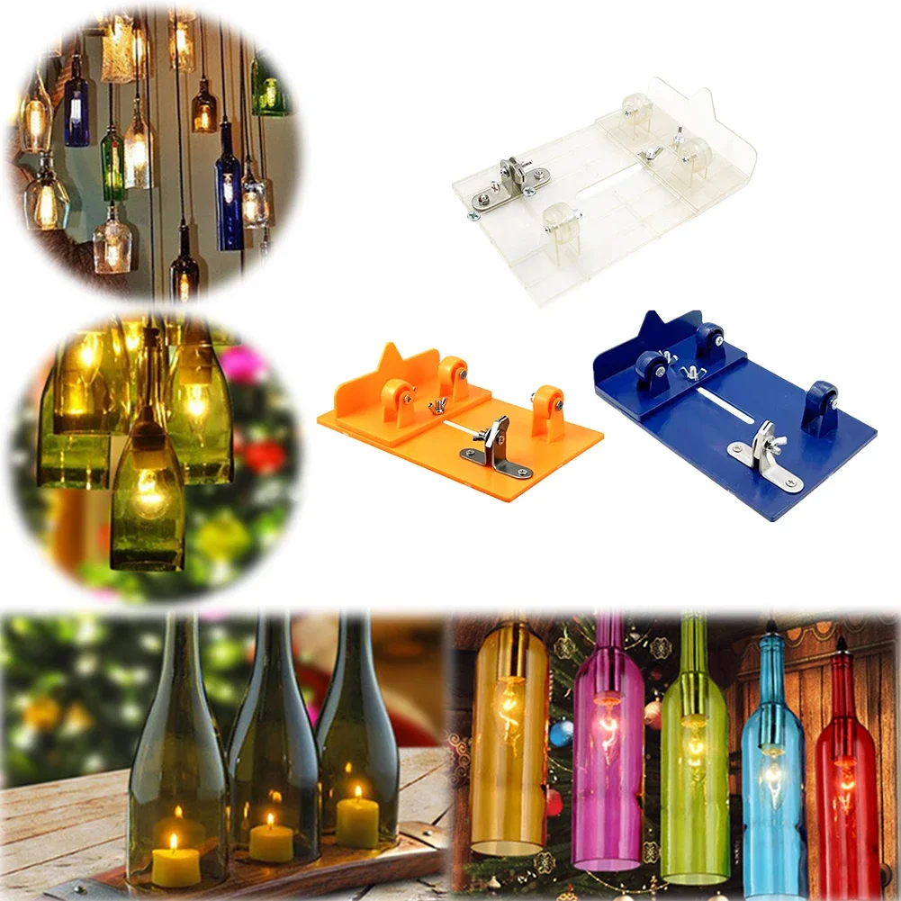 Glass Bottle Cutter Universal Adjustable DIY Sizes Metal Glassbottle Cut Machine Wine Bottles Crafting Decorations Cutting Tools
