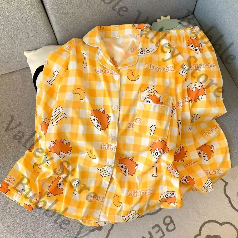 

Аниме Хайкю!! Shoyo Hinata, бархатная осенняя пижама с героями мультфильмов для косплея, женская ночная рубашка, домашняя одежда, домашняя одежда, рождественский подарок