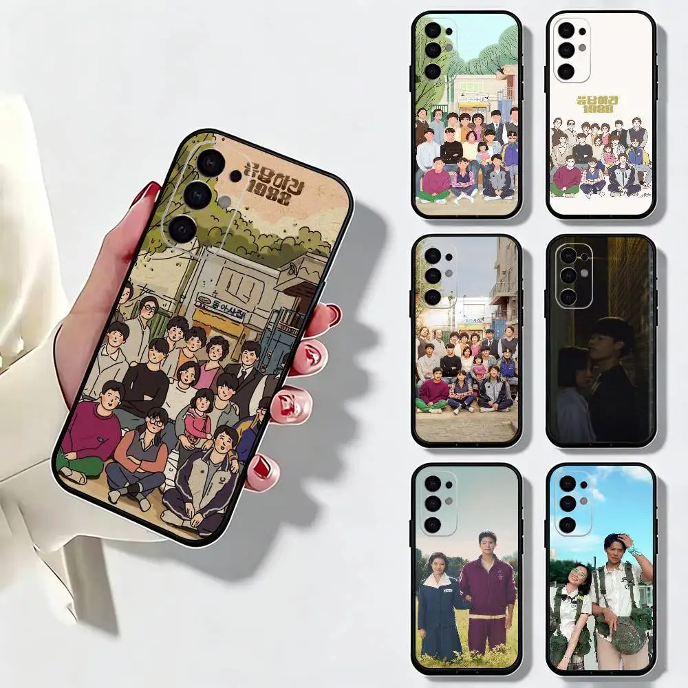 R-Reply 1988 TV Show Phone Case Black Silicone Soft For Samsung S25,S24,S21,S22,S23,S30,Ultra,S20,Plus,Fe,Lite