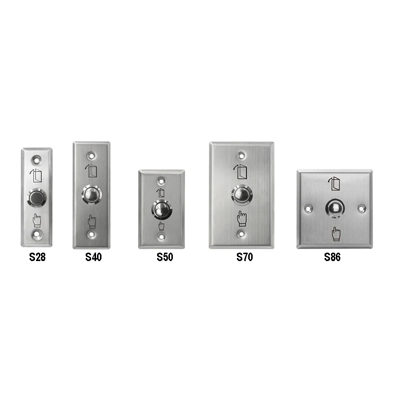 Stainless sSteel Door Release Switch Emergency Exit Button for Access Control System