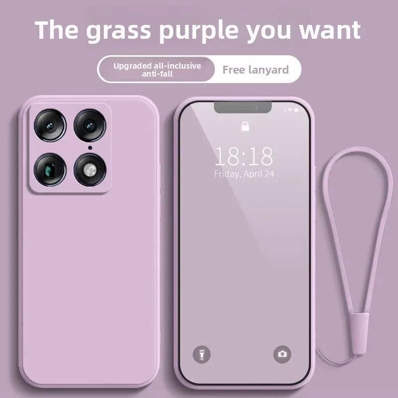 Funda de Silicona Líquida con Cordón para Motorola Signature Edge 70Ultra Fusion+60 Fusion Pro 50 Neo G77 G67 G86 Power G56 G66J/Y