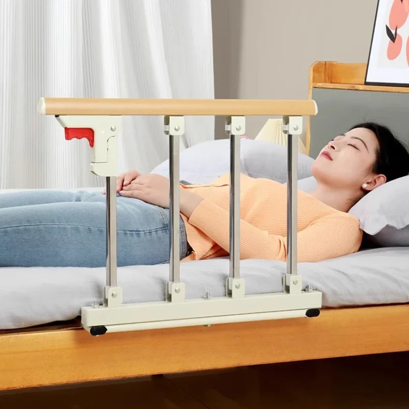 Home Bedside Assist Rail Elderly Get Up Aid Anti-Fall Bed Guard Foldable Safety Barrier for Seniors