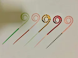 100 pcs 5 colors Colorful Silicone Streamer Spinnerbait Buzzbait Rubber Jig Lures skirt Variety of colors