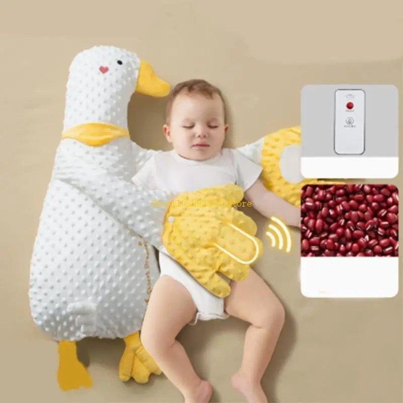 Anti Startle Soothing Pillow Newborns Baby Comforting Hand Lovely Cartoon Animal Pacify Toy for Infants Relax Sleep J0MF