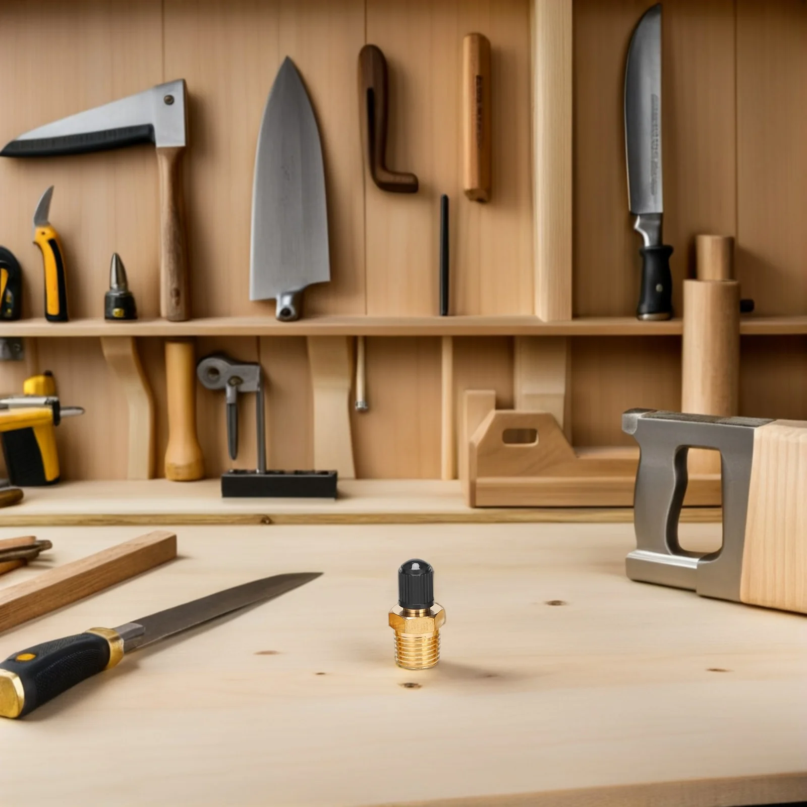 8Pcs Brass Valve Core Kit Npt Thread Radiator Valve Air Compressor Tank Accessories Air Inflator Adapter