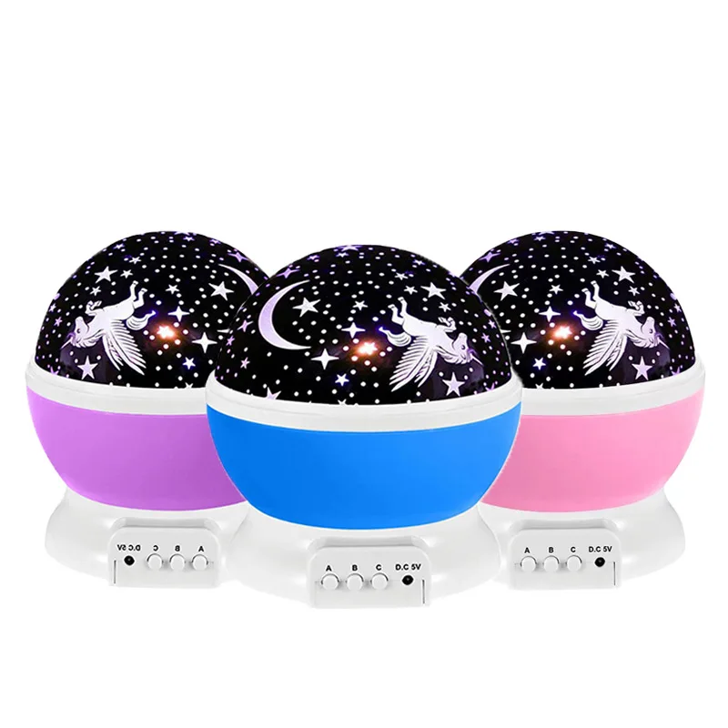 التجارة الخارجية يونيكورن الإسقاط ضوء الليل الدورية أدى حلم رومانسي ملون السماء المرصعة بالنجوم العارض ضوء الليل الأمازون #1