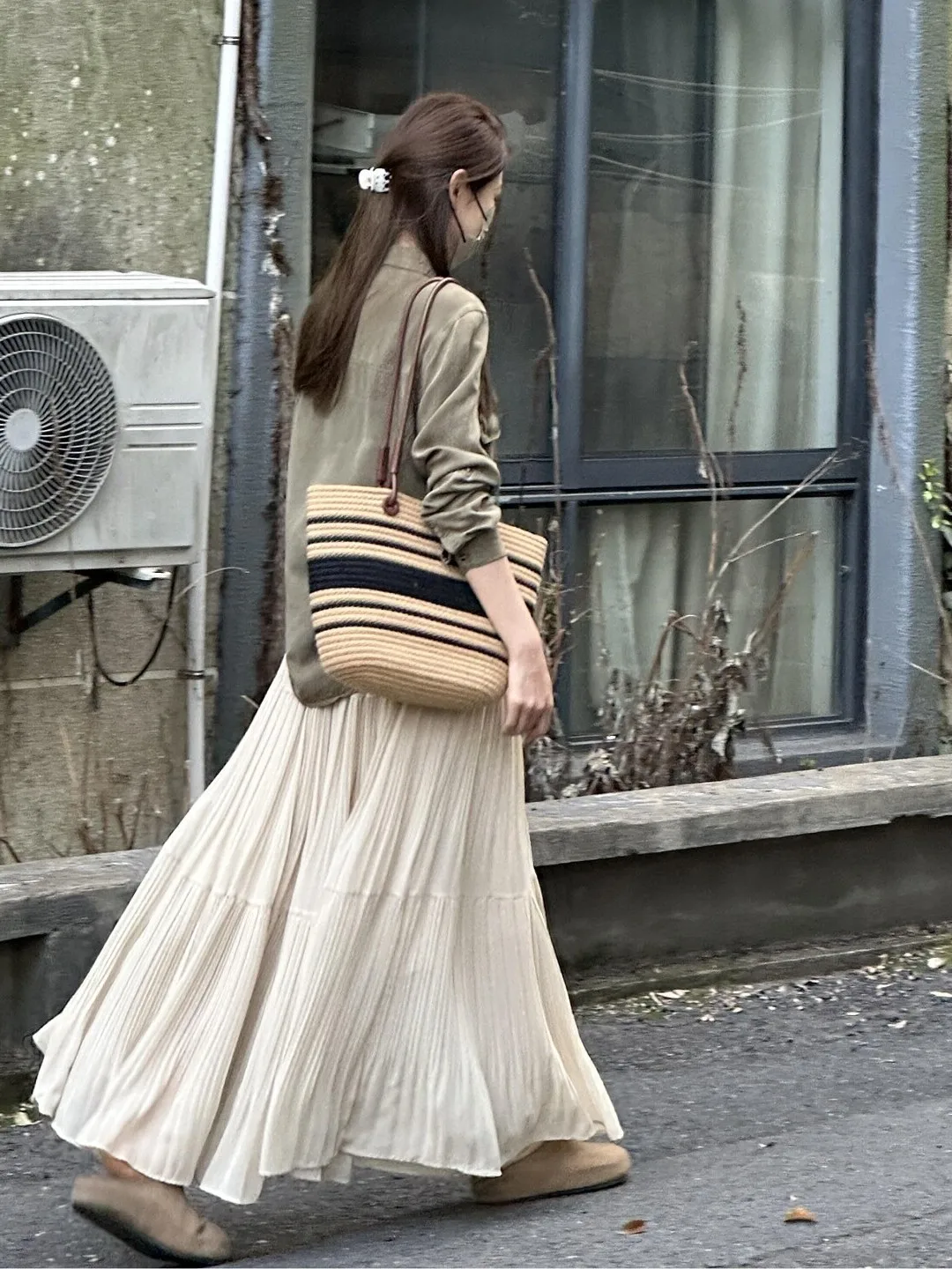

High Waist Midi Skirt Women's Gentle Style Summer Design Sensation Full Skirt Long Skirts Casual Shape Pear Shape
