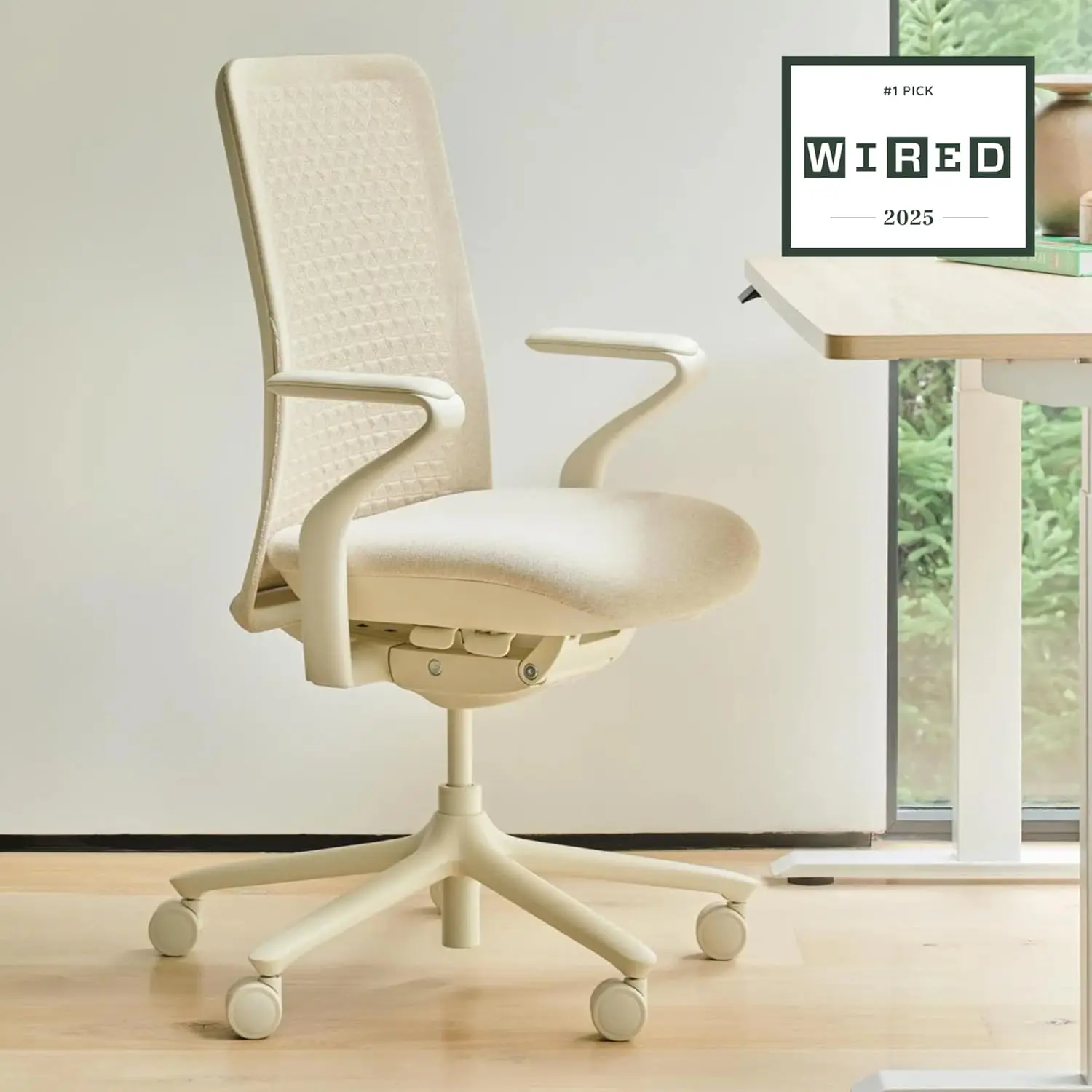 كرسي مكتب تنفيذي عالي الأداء مع مقعد خلفي محيطي ومسند قطني قابل للتعديل - رغوة عالية الكثافة #2