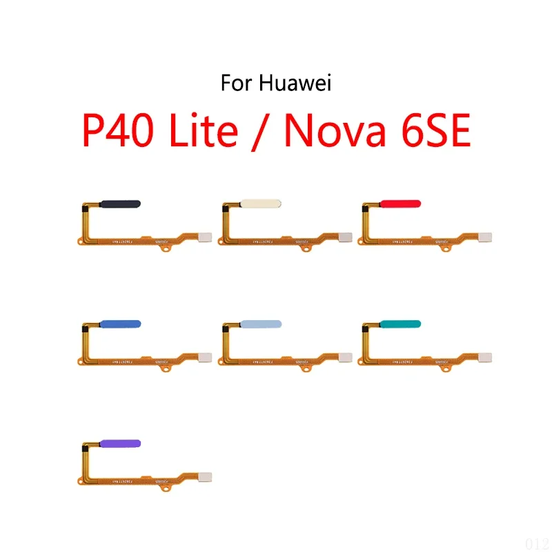 Pop Home Button Fingerprint Scanner Touch ID Menu Return Sensor Flex Cable For Huawei P40 Lite JNY-L21A JNY-L01A / Nova 6SE JNY-