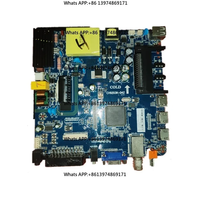 CV9203H-Q42  Three in one TV motherboard, tested well, physical photo for 94--100v  440ma  1920x1080