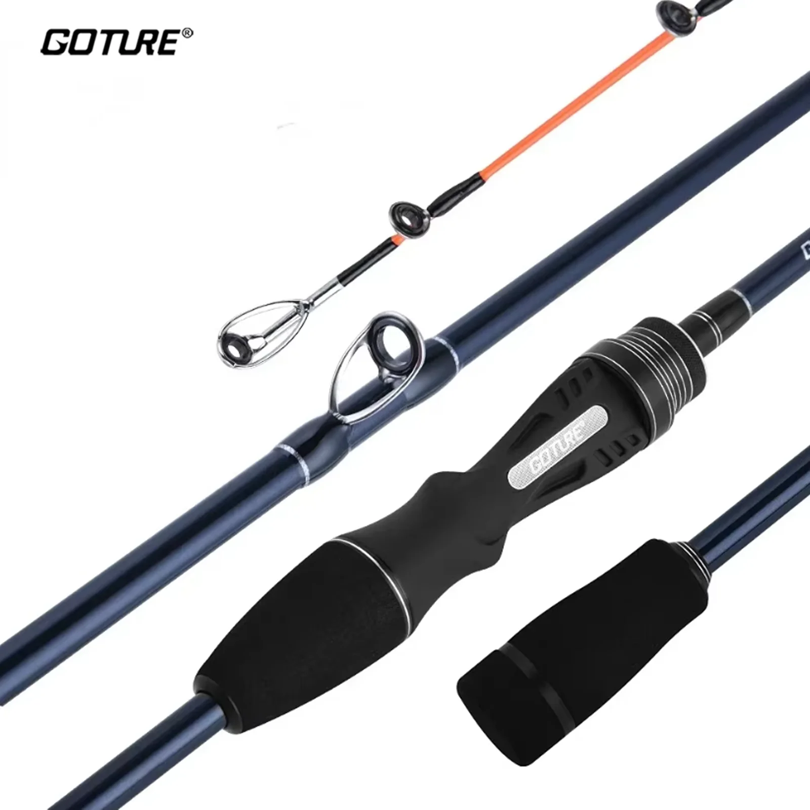 

Goture Squid Kaishin Fishing Rod 30T Carbon Fiber 1.7M 1.83M 2 Sections M Casting Rod 82g/91g Saltwater Boat Jigging Lure Rods