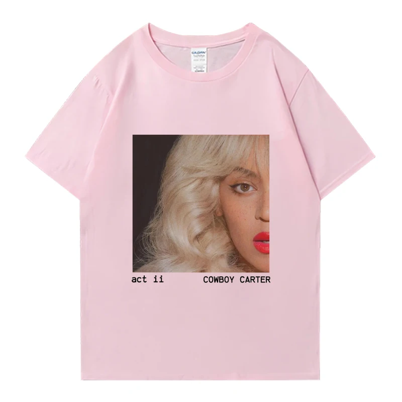 Hot sale Beyoncé Act II Cowboy Girl New Album Graphic T shirt 2024 Men Women Fashion Oversized short sleeve T-shirts Unisex Tops