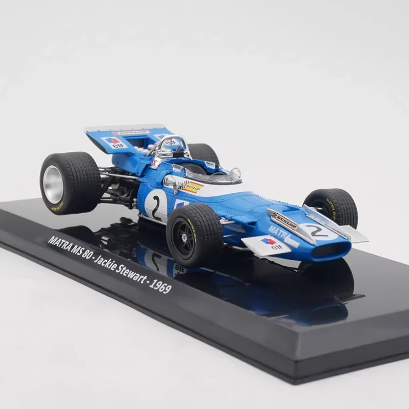 

IXO Diecast 1:24 Scale MS 80 1969 Racing Car Alloy Simulation Car Model Collection Decoration Gift Toy Static Display