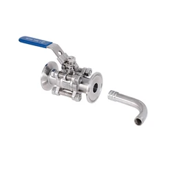 1.5 Inch Tri Clamp Ball Valve & Racking Arm Pick-up Tube Stainless Steel 304 Homebrew Boil Kettle Conical Fermenter Parts