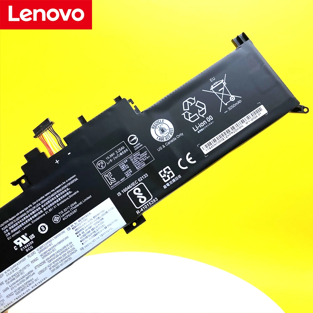 NEW Original Laptop Battery For Lenovo ThinkPad Yoga 260 370 X380 00HW026 SB10F46464 01AV432 01AV433 00HW027