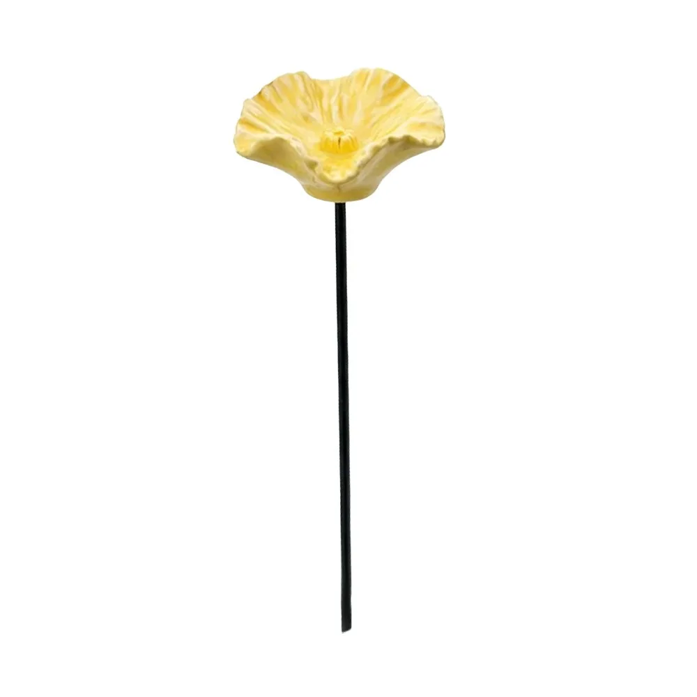 Creative Portable Bee Water Feeder Resin Flower Drinking Fountain Holder Bee Watering Station Bird Waterer Household