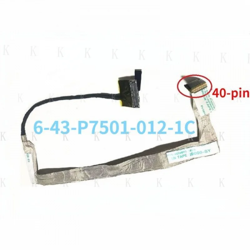 

C 1 шт. новый для P750ZM P750DM X599 6-43-P7501-012-1C 40-контактный кабель с интервалом 4K 0,5 # A