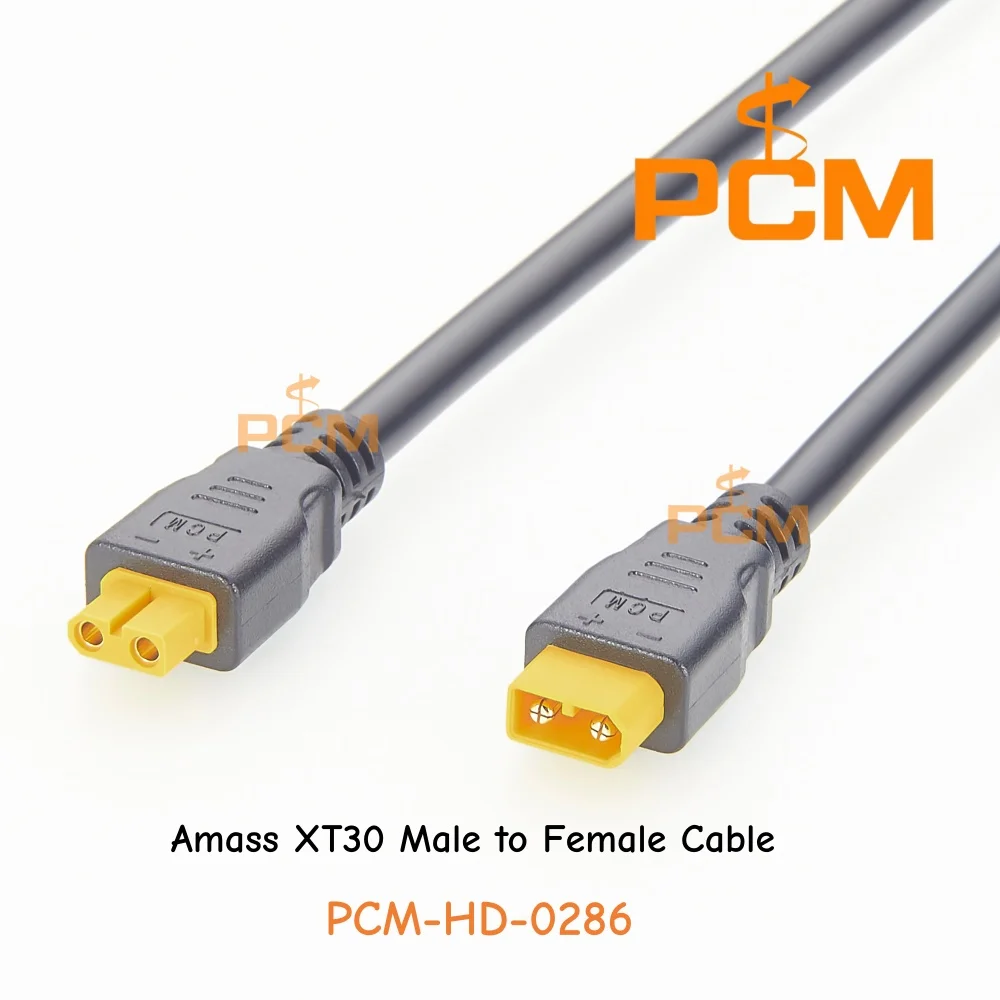 Amass XT30 Male to Female Extension Cable Power Extension for RC Battery & portable power distribution system