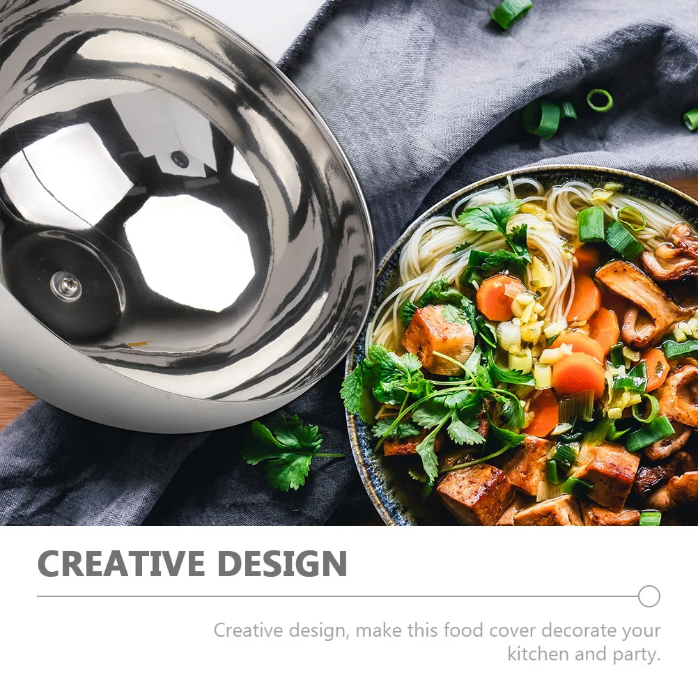 

Stainless Steel Food Cover Insect Proof Dust Proof Fresh Keeping Kitchen Decor Protective Cover Griddle Toaster