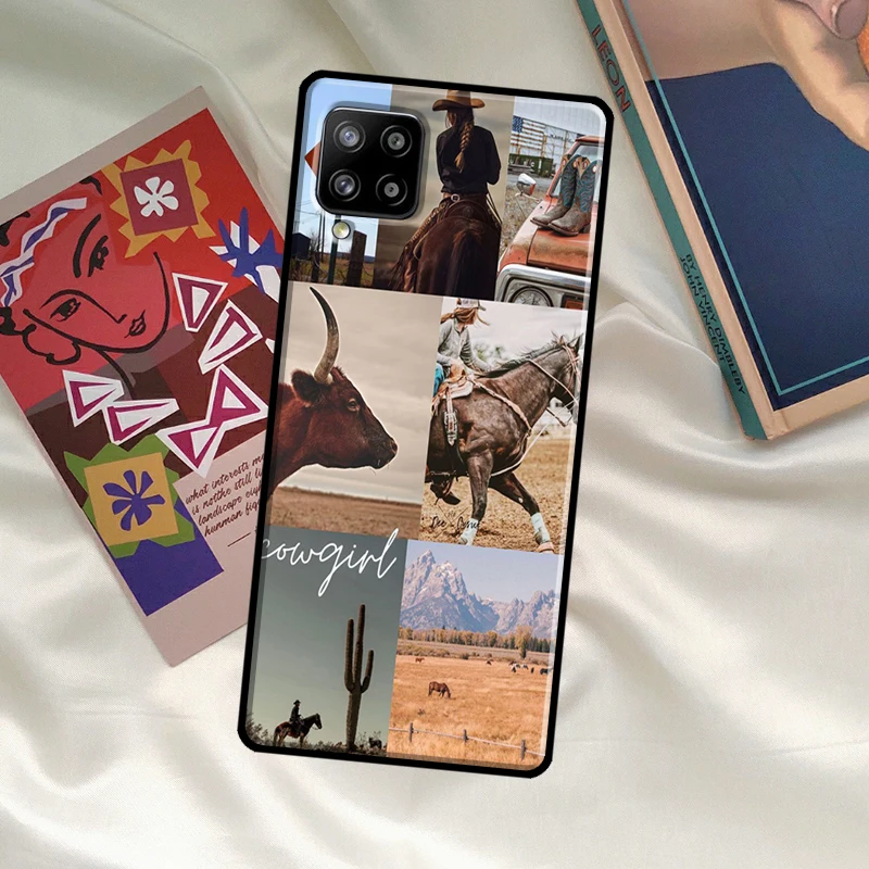Cowboy Cowgirl Western Case For Samsung Galaxy A52 A32 A12 A51 A71 A53 A33 A23 A13 A52S A14 A34 A54 A50 A70 Cover