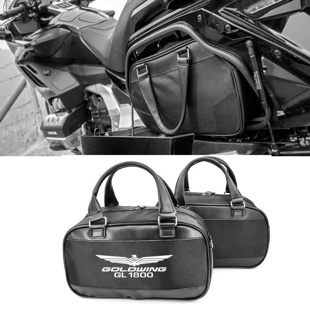 

2023 Motorcycle Trunk Saddlebag Saddle bags Liner Set Inner Bag Side Case For Honda Goldwing Tour 1800 GL1800 F6B 2021 2022 Alfo