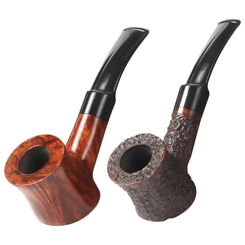 Portable Men’s smoking pipe Handmade 9mm filter  Briar wood Tobacco pipes  smoking accessories