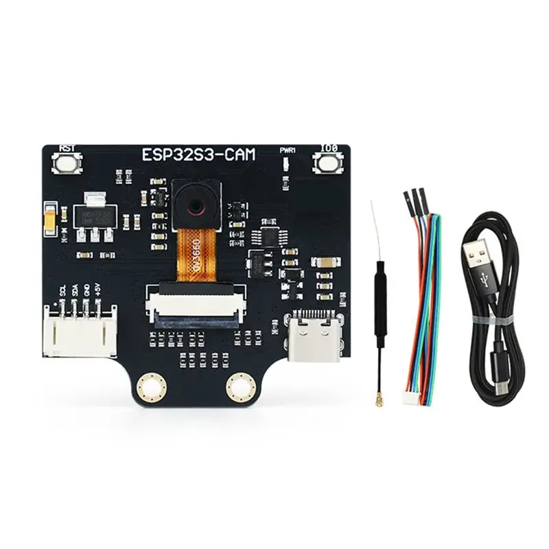 A99E-ESP32-S3 AI Camera Intelligent Visual Recognition Module, Wi-Fi Image Transmission, IIC/Serial Port Sensor Compatible