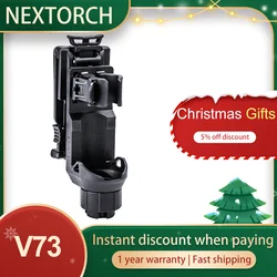 NEXTORCH V73 Baton Holster Portable 360 Degree Rotary Tactical Holster Fits Belt Width 55mm Compatible with 25-32mm Baton