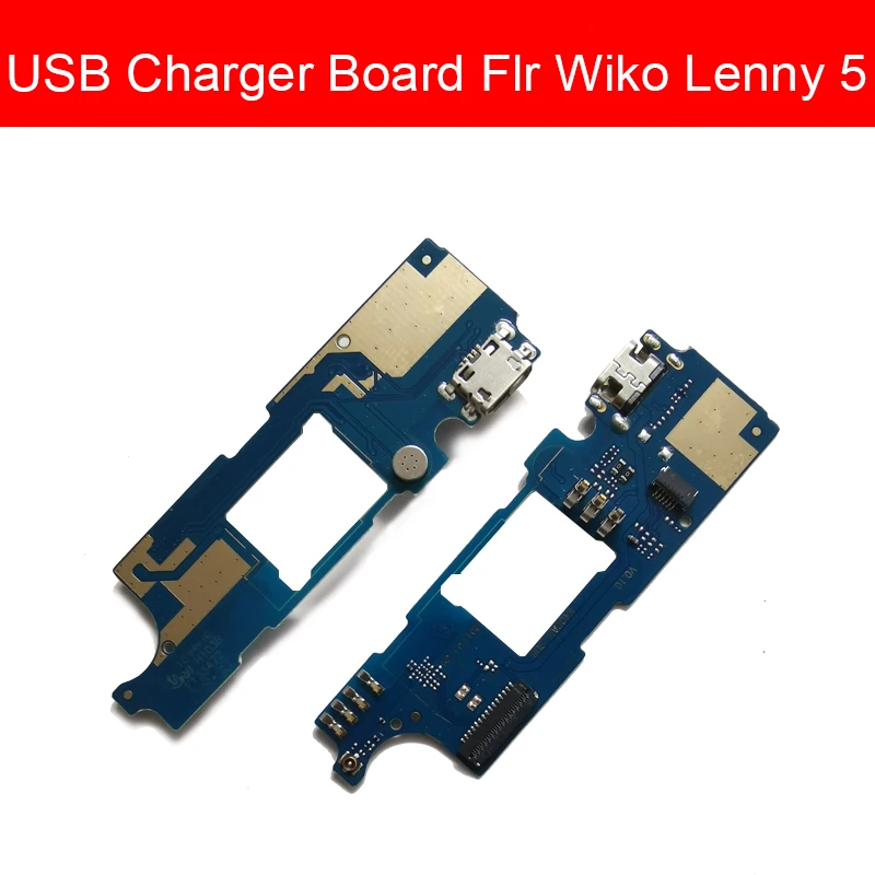 Microphone & Charger USB Jack Board For Wiko Lenny 5 Lenny5 Charging Port Module Usb Connector Port Board Replacement Parts