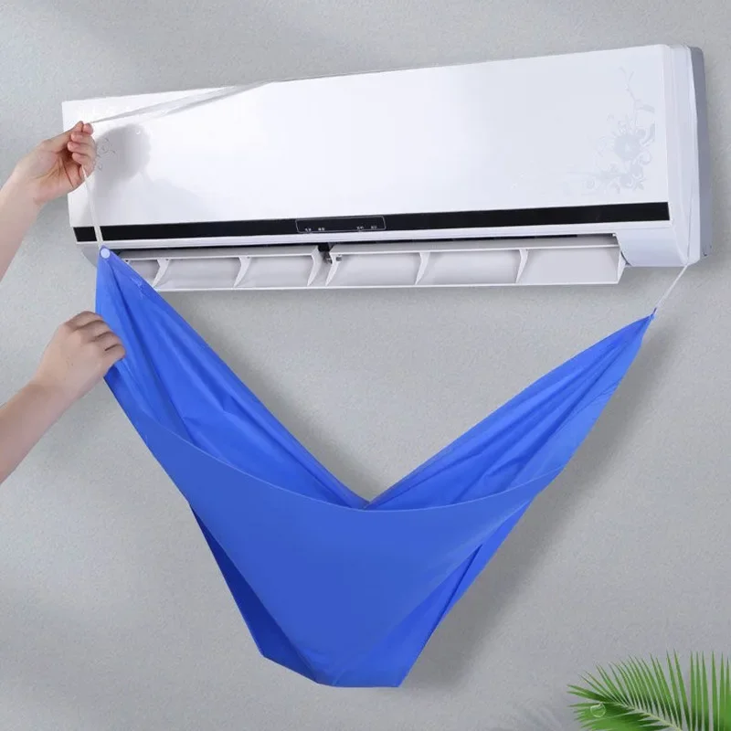 Air Conditioner Cleaning Cover Portable Split Air Conditioning Cleaning Bag Home Dustproof Air Conditioner Filter Cleaning Tool image 3