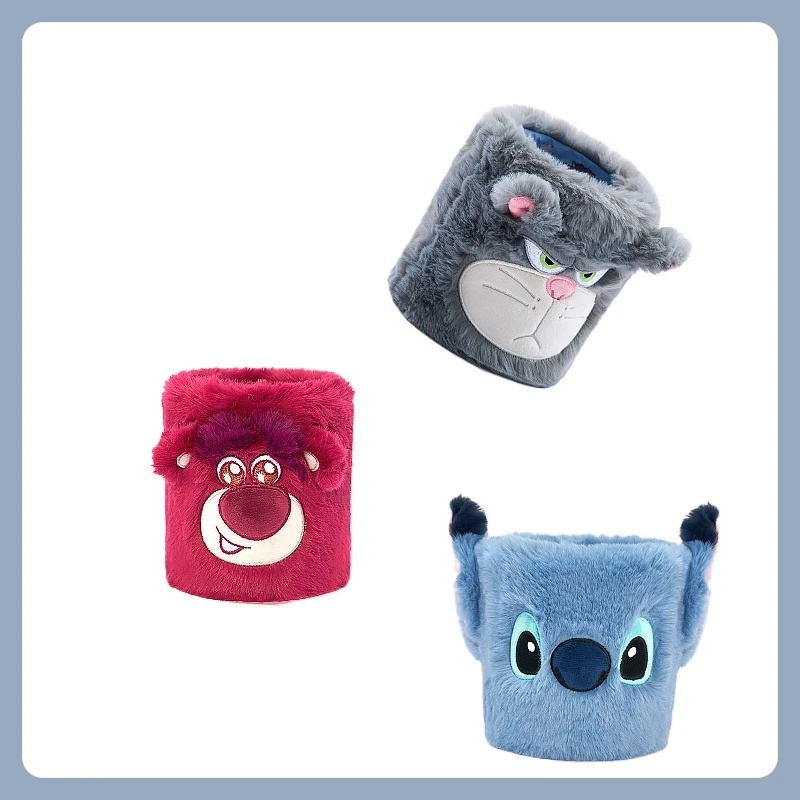 

Kawaii Disney Stitch Lotso Plush Doll Pen Holder Cute Storage Container Hobbies Collection Christmas Holiday Birthday Gift