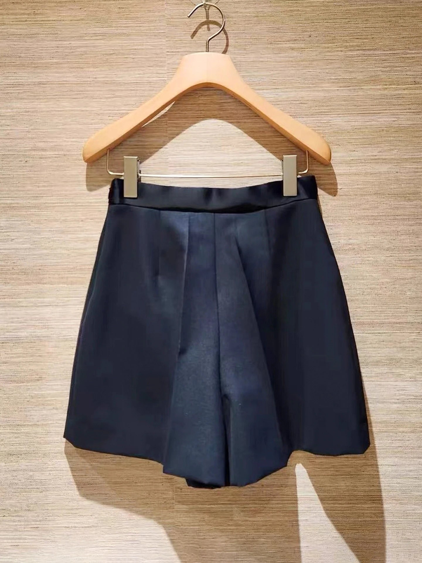 High Waist Wide Leg ort Pants Women's Casual Loose Fit Versatile Autumn Faion Commute Sle Pleated Straight Cut Trousers