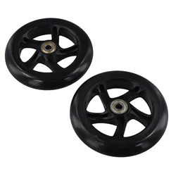 1 Pair Scooter Wheels PU Material Thickness 30mm ABEC-7 Bearing Children Scooter Roller Wheel Replacement Parts