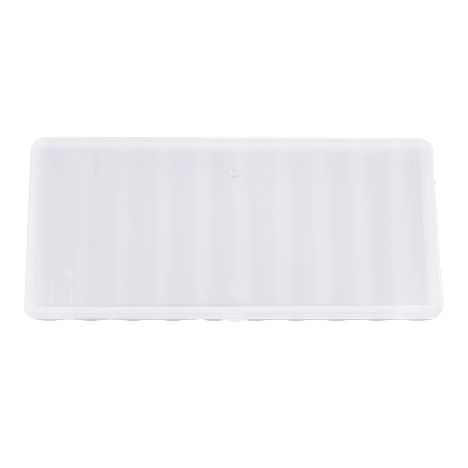 Support de conteneur rigide en plastique transparent translucide, capacité de la boîte de stockage de batterie restante, structure robuste, sécurité