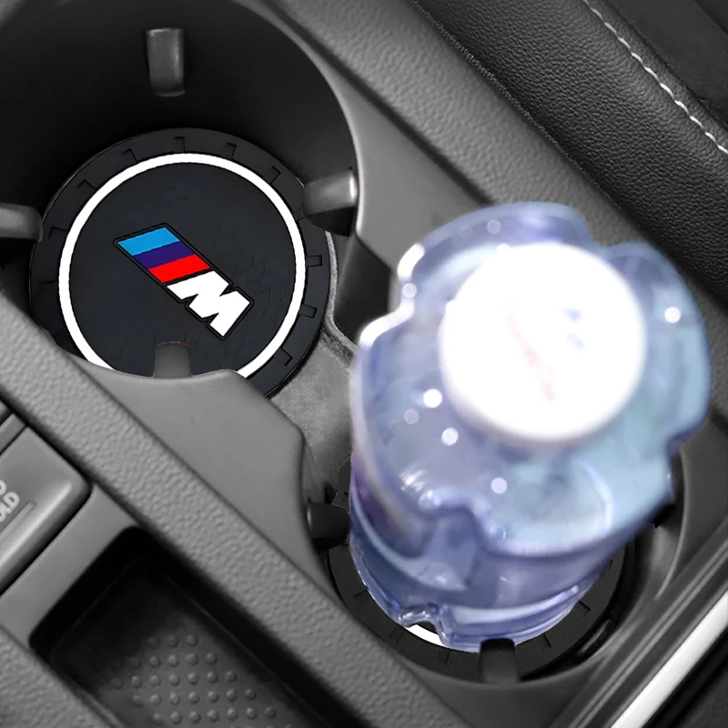 

Car Coaster Water Cup Bottle Holder Anti-slip Pad Mat Silica Gel For BMW M M3 M5 X3 E93 F10 F20 F30 F40 F15 F25 F26 F31 F49 F86