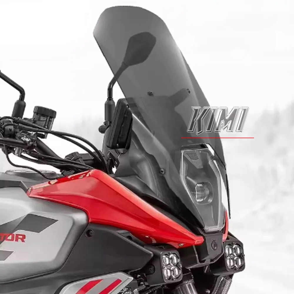 

For QJMOTO SRT600 STT 600 2024 Motorcycle Front Windshield Modified Windshield Heightened Transparent Baffle Accessories
