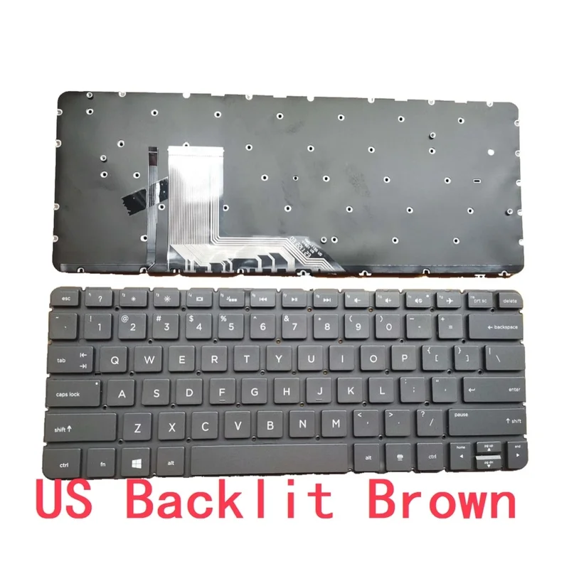 New US Laptop Backlit Keyboard For HP Spectre X360 13-4000 13-4103DX 13-4001 13T-4000 806500-DH1 MP-13J73DNJ920